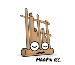 Angklung sticker #10534084