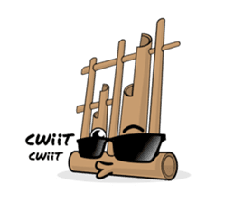 Angklung sticker #10534085