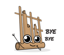 Angklung sticker #10534086
