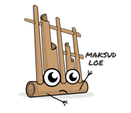 Angklung sticker #10534088