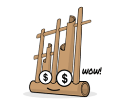Angklung sticker #10534091
