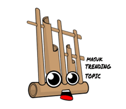 Angklung sticker #10534098