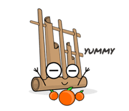 Angklung sticker #10534102