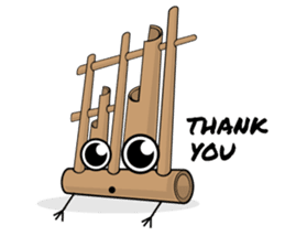 Angklung sticker #10534103