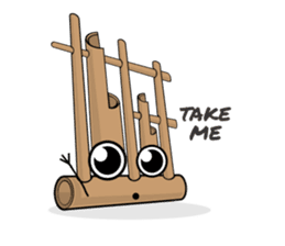 Angklung sticker #10534104