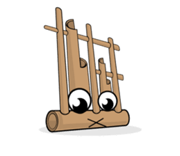 Angklung sticker #10534106