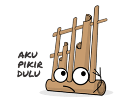 Angklung sticker #10534108