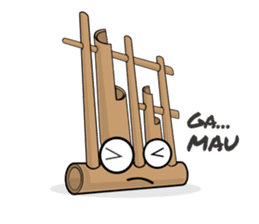 Angklung sticker #10534110