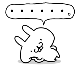 kansaiben rabbit 1 sticker #10534540