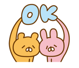 Handwritten loose Kumausa! sticker #10534581