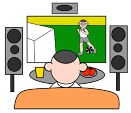 Lovely guy  science version. sticker #10534706