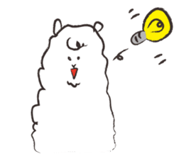Weakness alpaca1 sticker #10534916