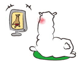 Weakness alpaca1 sticker #10534945