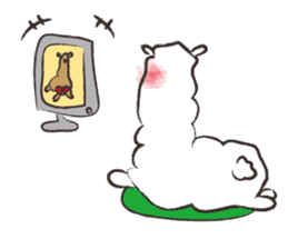 Weakness alpaca1 sticker #10534945