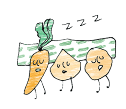 Potatoes, carrots, onions, vegetables! 2 sticker #10535042