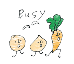 Potatoes, carrots, onions, vegetables! 2 sticker #10535043