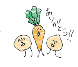 Potatoes, carrots, onions, vegetables! 2 sticker #10535044