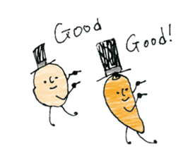 Potatoes, carrots, onions, vegetables! 2 sticker #10535055
