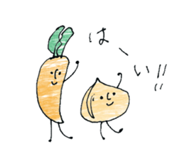 Potatoes, carrots, onions, vegetables! 2 sticker #10535070