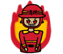 Nurse Police Firefighting sticker #10535212