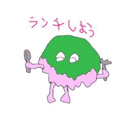japanese sweets family sticker #10535662