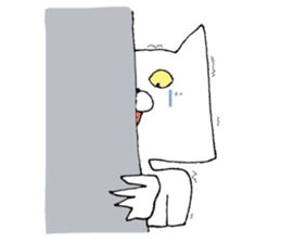 Man of the cat sticker #10536215