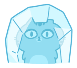 A cute cat of the sinkcomic--Aru sticker #10537163