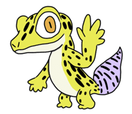 Leopard gecko part2 sticker #10537512