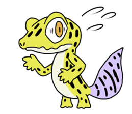 Leopard gecko part2 sticker #10537513