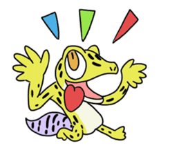 Leopard gecko part2 sticker #10537515