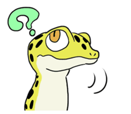 Leopard gecko part2 sticker #10537517
