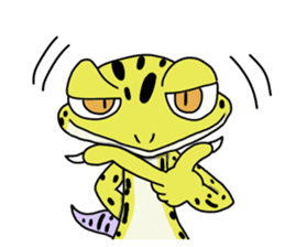 Leopard gecko part2 sticker #10537520