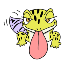 Leopard gecko part2 sticker #10537521