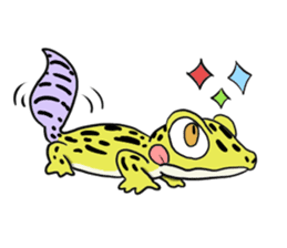 Leopard gecko part2 sticker #10537523