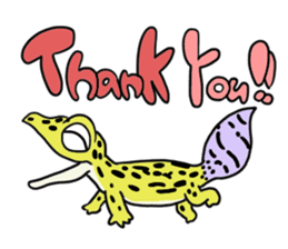 Leopard gecko part2 sticker #10537525