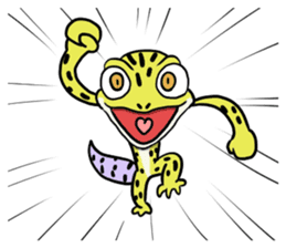 Leopard gecko part2 sticker #10537531