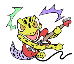 Leopard gecko part2 sticker #10537534
