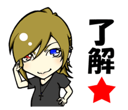 J-ROCK [Visual-kei] Boys LIFE sticker #10537686