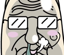 Fairy of a thumb"Thumb dandy"<living_1> sticker #10537753