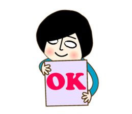 T-faced Girl sticker #10538125