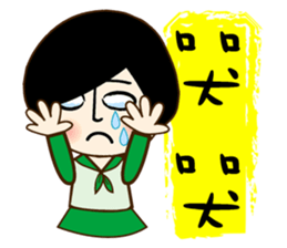 T-faced Girl sticker #10538137