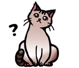 Life with the amber cat sticker #10538715