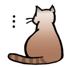 Life with the amber cat sticker #10538718