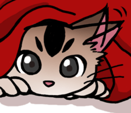 Life with the amber cat sticker #10538732