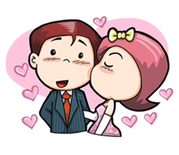 Wedding Couple sticker #10538981