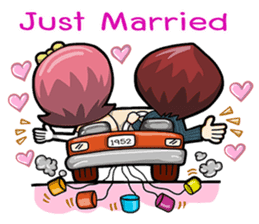 Wedding Couple sticker #10538986