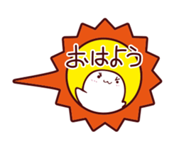 Balloon sticker of a seal sticker #10539112