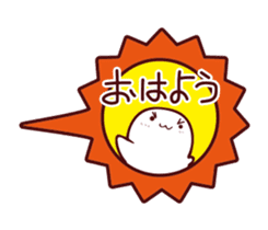 Balloon sticker of a seal sticker #10539112