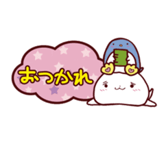 Balloon sticker of a seal sticker #10539116