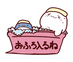 Balloon sticker of a seal sticker #10539125